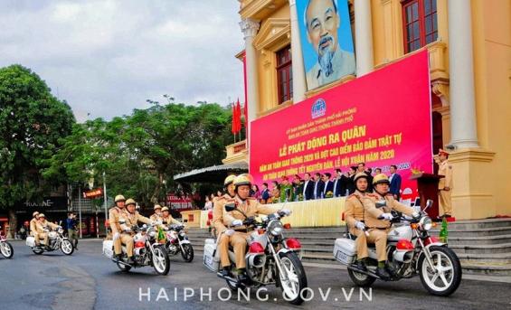 Ban An toàn giao thông thành phố phát động ra quân năm An toàn giao thông 2020 với chủ đề “Đã uống rượu, bia – Không lái xe”